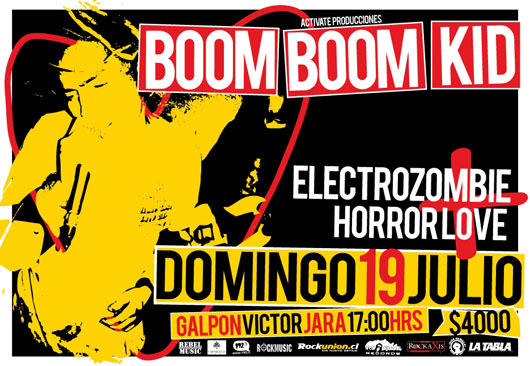 Boom Boom Kid en Chile – Ganadores de Entradas !!!