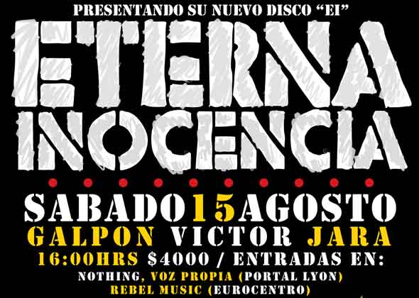 Eterna Inocencia en Chile (Regalamos entradas)
