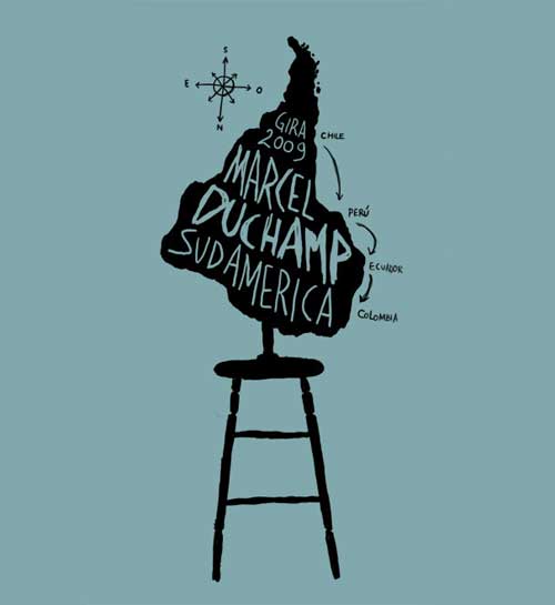 Marcel Duchamp gira por Sudamérica